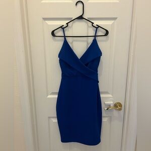 Lulus Royal Blue Midi Dress Size Small